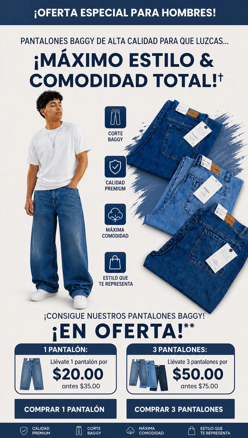 Pantalon Baggy Men